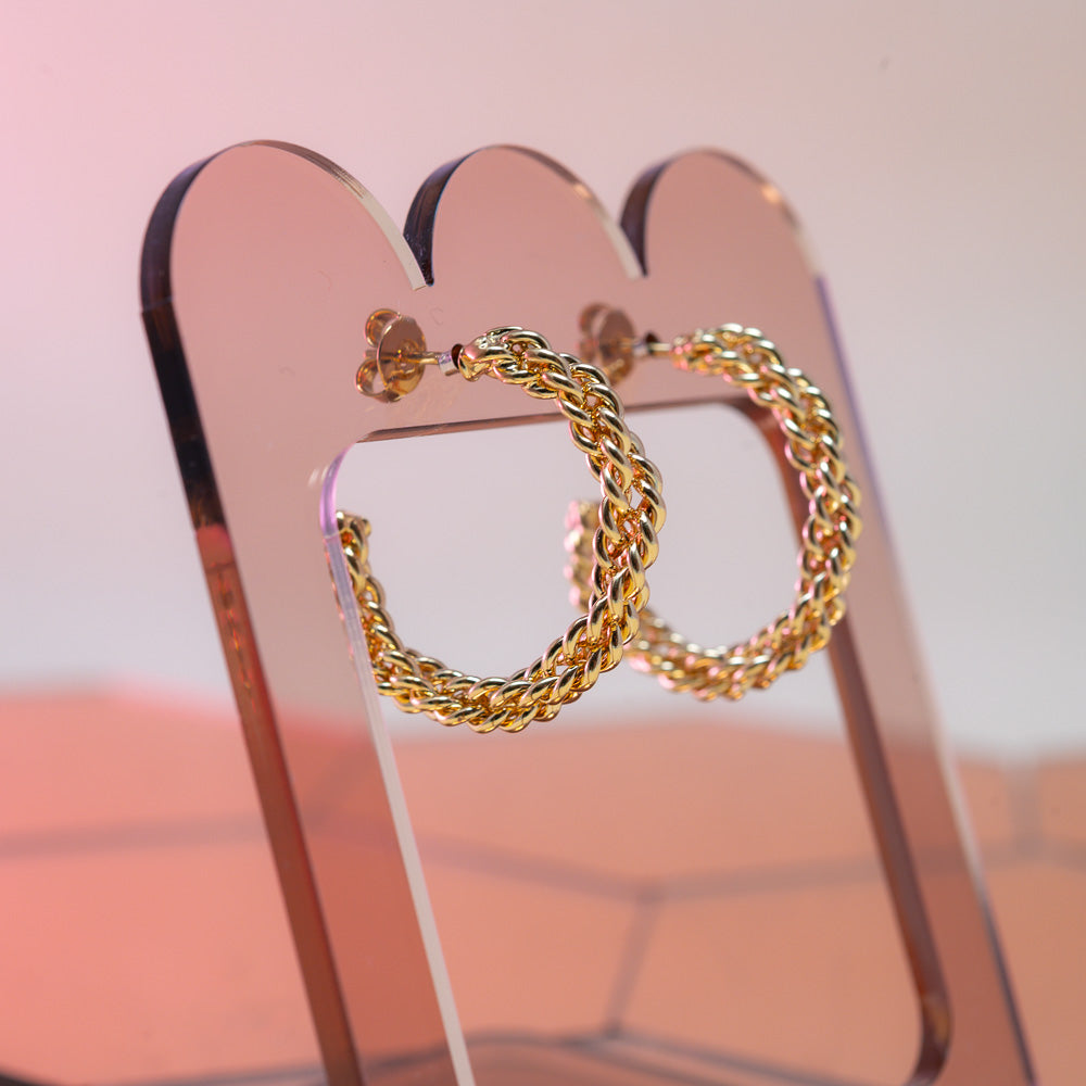 Boucles d'oreilles - TANGO - créoles